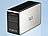 c-enter Dual-Festplattengehäuse mit RAID-Funktion für SATA-Festplatten, USB2.0