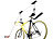 AGT Platzsparender Fahrrad-Aufhänger mit komfortablem Liftsystem, bis 20kg AGT Fahrrad-Deckenlifte