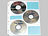 CD Hüllen für Ordner: General Office CD/DVD Ringbucheinlagen 2 x 3 für 60 CD/DVD