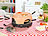 Cucina di Modena Pizzaofen mit echter Terrakotta-Haube für 6 Personen Cucina di Modena Terrakotta Pizzaöfen