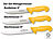 Löffler Schneidewaren Co. 3er-Set Solinger Edelstahl-Metzgermesser, 6, 7 & 8 Zoll Löffler Schneidewaren Co. Metzgermesser aus Edelstahl