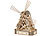 Wooden City Kinetisches 3D-Holzpuzzle "Windmühle", ohne Klebstoff 3D-Holz-Puzzles