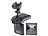 NavGear Auto-DVR-Kamera MDV-2250.IR mit LCD-Display & Bewegungserkennung NavGear