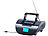 auvisio Mobiler Lautsprecher mit Bluetooth, MP3/SD/USB/Wecker/Akku, 15 Watt auvisio Lautsprecher mit FM-Radios und Bluetooth