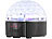 auvisio Mobile BT-Stereo Disco-Kugel Lautsprecher, 4 Akkus, 2.000 mAh, 20 W auvisio Lautsprecher mit Discokugeln und Bluetooth