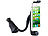 Callstel Kfz-Schwanenhals-Halterung, Lightning-Stecker für iPhone (refurbished) Callstel Kfz-Schwanenhals-Halterung für iPhone mit Ladefunktion
