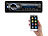 Creasono USB-Autoradio mit App-Fernbedienung/BT/SD/USB CAS-4370app Creasono Bluetooth-Autoradios (1-DIN)