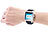 simvalley MOBILE 1.5"-Smartwatch AW-421.RX Android 4.2, BT, WiFi, 1GB, ALU simvalley MOBILE Android-Smart-Watches