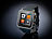 simvalley MOBILE 1.5"-Smartwatch AW-420.RX mit Android 4.2, BT, WiFi, schwarz simvalley MOBILE Android-Smart-Watches