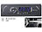 PEARL MP3-Autoradio CAS-300 mit Wiedergabe von USB & microSD, 2x 7 W PEARL