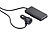 revolt Kfz-USB-Ladegerät für Vorder-/Rücksitz, 2+2-Port, 12/24 V, 36 W, 7,2 A revolt 4 Port KFZ USB Ladegeräte für Front- & Rücksitze