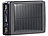 revolt 2in1-Solar-Powerbank mit Campingleuchte, 11.000 mAh, 20 LEDs, 240 lm revolt USB-Solar-Powerbanks mit LED-Leuchten
