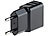 revolt 3er-Set Mini Pico 2-fach-USB-Netzteil mit 2,1 A / 10,5 Watt revolt Mehrfach-USB-Netzteile für Steckdose