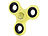 PEARL 3-seitiger Hand-Spinner "Glow in the Dark" ABEC-7-Lager, grün, 3er-Set PEARL Nachleuchtende Hand-Spinner