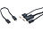Callstel MHL-Adapter für Full-HD-Bild- & 7.1-Audio-Übertragung per HDMI, 1,8 m Callstel MHL-Adapter