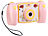Somikon Kinder-Full-HD-Digitalkamera, 2. Objektiv für Selfies & 2 Sucher, rosa Somikon