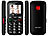 simvalley MOBILE Komfort-Handy mit Bluetooth und Versandrückläufer simvalley MOBILE Notruf-Handys mit Bluetooth und MP3-Player