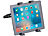Lescars Kfz-Kopfstützen-Halterung für Tablet-PCs, 17,8 - 25,4 cm (7" - 10") Lescars Tablet- & iPad Kfz Kopfstützen-Halterungen