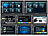 Creasono 2-DIN-DAB+/FM-Autoradio mit Funk-Rückfahr-Kamera Creasono 2-DIN-DAB+/FM-Autoradios mit Bluetooth und Video-Anschluss