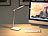 Lunartec Schreibtisch-Lampe, Qi-kompatibel, 4 Lichtfarben, 800 Lumen, dimmbar Lunartec