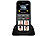 simvalley MOBILE Senioren-Handy, Garantruf Premium, 4 Kurzwahl-Foto-Tasten simvalley MOBILE Notruf-Handys