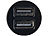 revolt Kompaktes Kfz-USB-Ladegerät mit 2 Lade-Ports, 4,8 A, 12/24 Volt, 24 W revolt Kfz-USB-Netzteile für 12/24-Volt-Anschluss