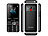 simvalley MOBILE Komforthandy mit Garantruf Premium, XL-Farbdisplay,Versandrückläufer simvalley MOBILE Notruf-Handys mit GPS