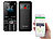 simvalley MOBILE Komforthandy mit Garantruf Premium, XL-Farbdisplay, GPS-Tracking & App simvalley MOBILE Notruf-Handys mit GPS