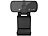 Somikon 4K-USB-Webcam mit Linsenabdeckung und USB-A-auf-USB-Typ-C-Adapter Somikon 4K-Webcams