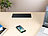 revolt Versenkbare 3-fach Einbau-Tischsteckdose, USB-C, PD & QC 3.0, schwarz revolt Einbau-Steckdosenleisten mit USB-Lade-Buchsen