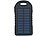 revolt Solar-Powerbank mit 4.000 mAh & Taschenlampe, 2x USB, bis 2 A, 10 Watt revolt