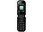 Handy: simvalley Mobile Notruf-Klapphandy, Garantruf Premium, 2 Displays, Hörgeräte-kompatibel
