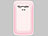 simvalley MOBILE Mini-Handy RX-180 "Pico INOX PINK" VERTRAGSFREI simvalley MOBILE Scheckkartenhandys