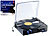 Q-Sonic USB-Platten- & Kassetten-Spieler UPM-700 + Audio Restaurator Pro 11 Q-Sonic USB-Plattenspieler mit Kassetten-Deck