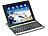 GeneralKeys Alu-Schutzcover ISC-288 mit Tastatur für iPad 2 GeneralKeys iPad-Tastaturen mit Bluetooth