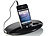 auvisio 2in1-Ständer mit Lautsprecher SML-195 für iPad, Tablet-PC uvm. auvisio Sound-Docks (Smartphones)