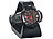 simvalley MOBILE Wasserdichte GPS-Sportuhr und Smartwatch mit vielen Extras MOT-15.G simvalley MOBILE Multifunktions Outdoor Handy Uhren