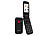 simvalley MOBILE Notruf-Klapp-Handy XL-947 m. Garantruf Premium, Dual-SIM, 6-cm-Display simvalley MOBILE Notruf-Klapphandys mit Garantruf Premium