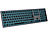 GeneralKeys Funk-Tastatur, farbige Beleuchtung, Slim, Scissor-Tasten, Akku, 2,4GHz GeneralKeys Funk-Tastaturen mit farbiger Beleuchtung und Ziffernblock