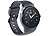 simvalley MOBILE Handy-Uhr & Smartwatch für iOS & Android, mit Bluetooth & Herzfrequenz simvalley MOBILE Handy-Smartwatches mit Bluetooth & Herzfrequenz-Messung, für Android und iOS
