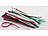 Kabelbinder, farblich sortiert, 150x3,2mm, 50 Stück Kabelbinder