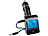 auvisio Bluetooth-Freisprecher / FM-Transmitter FMX-550.BT (Versandrückläufer) auvisio FM-Transmitter mit Blutooth Freisprecher