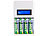 tka Köbele Akkutechnik Schnell-Ladegerät für 4 NiMH- & NiCd-Akkus, 1.800 mA, mit LCD-Display tka Köbele Akkutechnik Akku-Ladegeräte mit Refresh-Funktionen