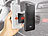 Callstel Mini-Kfz-Smartphone-Halterung für Lüftungsgitter, Halte-Magnet Callstel Magnetische KFZ-Smartphone-Halterungen für Lüftungsgitter