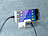 revolt 3-Port-USB-Netzteil 230 Volt mit Handyablage, 3,4 A revolt USB-Netzteile mit Smartphone-Ablage
