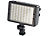Somikon Foto- und Videoleuchte FVL-616.d mit 160 LEDs, 3.200 - 5.500 K Somikon LED-Foto- & Videoleuchten