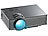 SceneLights SVGA-LCD-LED-Beamer LB-8300.mp, Mediaplayer, 800 x 480 Pixel SceneLights Kompakt LED Beamer