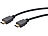 auvisio High-Speed-HDMI-Kabel für 4K, 3D & Full HD, HEC, schwarz, 2 m auvisio 4K-HDMI-Kabel mit Netzwerkfunktion (HEC)