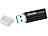 PConKey USB-3.0-Speicherstick UPD-316, 16 GB, Aluminium PConKey Aluminium USB-Speicherstick
