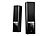 Hercules 2.0 Gloss Stereo Lautsprecher-Set, schwarz, 8 Watt Hercules Stereo-Lautsprecher